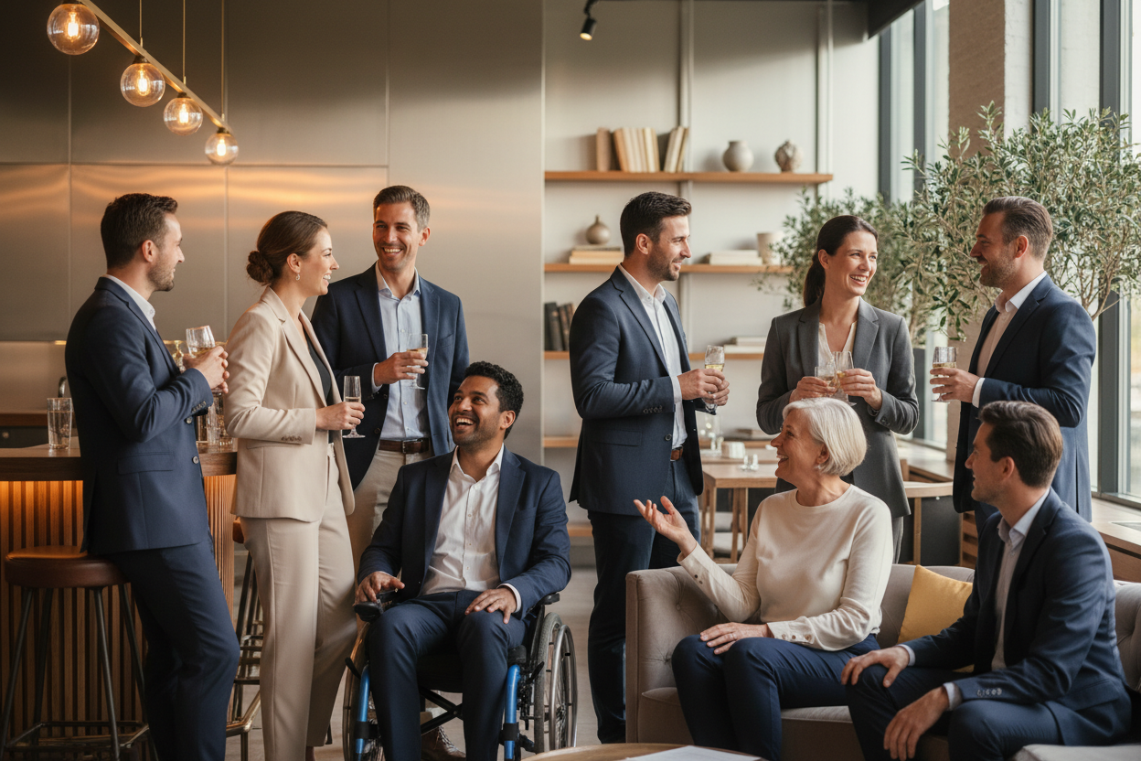 Banner profesional - Talk to Anyone